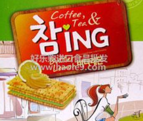 好樂(lè)購(gòu)3+2檸檬夾心餅360g